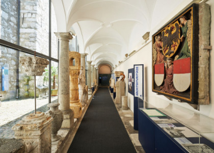 Blick in das Steinmuseum Solothurn.