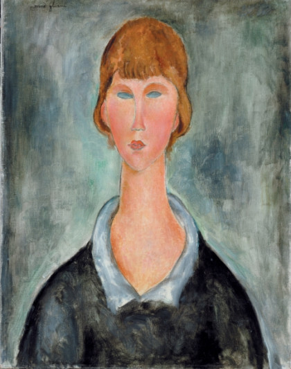 Amedeo Modigliani, Portrait de jeune femme, 1918-19