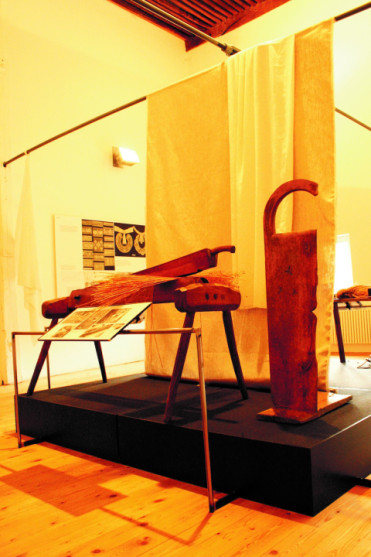 Die Ausstellung thematisiert das Ostschweizer Textilgewerbe.