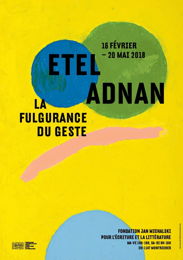 « La fulgurance du geste » – Exposition Etel Adnan